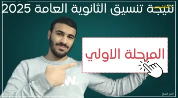 رسمياً الآن.. نتيجة تنسيق الشهادات المعادلة 2025 متاحة عبر موقع التنسيق الإلكتروني 1